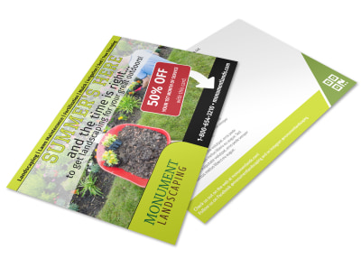 Residential Landscaping Postcard Template i56oquz0bb preview